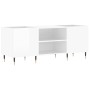 Glänzend weißer Sperrholz-Disc-Schrank 121x38x48 cm von vidaXL, CD- und DVD-Speicher - Ref: Foro24-831670, Preis: 81,80 €, Ra...