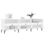 Mueble de TV madera contrachapada blanco 150x30x44,5 cm de vidaXL, Muebles TV - Ref: Foro24-831284, Precio: 77,68 €, Descuent...