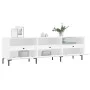 Sperrholz TV-Möbel weiß 150x30x44,5 cm von vidaXL, TV-Möbel - Ref: Foro24-831284, Preis: 76,87 €, Rabatt: %