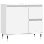 Armario de baño madera contrachapada blanco 65x33x60 cm de vidaXL, Tocadores de baño - Ref: Foro24-831596, Precio: 69,64 €, D...