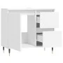 Armario de baño madera contrachapada blanco 65x33x60 cm de vidaXL, Tocadores de baño - Ref: Foro24-831596, Precio: 69,64 €, D...