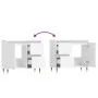 Armario de baño madera contrachapada blanco 65x33x60 cm de vidaXL, Tocadores de baño - Ref: Foro24-831596, Precio: 69,64 €, D...