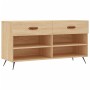 Shoe bench engineered wood Sonoma oak 102x35x55 cm by vidaXL, Shoe racks and shoe organizers - Ref: Foro24-829711, Price: 54,...