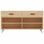 Schuhbank aus Holzwerkstoff Sonoma-Eiche 102x35x55 cm von vidaXL, Schuhregale und Schuhorganisatoren - Ref: Foro24-829711, Pr...