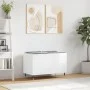 Glänzend weißer Sperrholz-Scheibenschrank 74,5 x 38 x 48 cm von vidaXL, CD- und DVD-Speicher - Ref: Foro24-831718, Preis: 38,...
