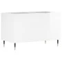Glänzend weißer Sperrholz-Scheibenschrank 74,5 x 38 x 48 cm von vidaXL, CD- und DVD-Speicher - Ref: Foro24-831718, Preis: 38,...