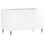 Glänzend weißer Sperrholz-Scheibenschrank 74,5 x 38 x 48 cm von vidaXL, CD- und DVD-Speicher - Ref: Foro24-831718, Preis: 38,...