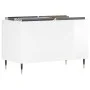 Glänzend weißer Sperrholz-Scheibenschrank 74,5 x 38 x 48 cm von vidaXL, CD- und DVD-Speicher - Ref: Foro24-831718, Preis: 38,...