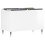 Glänzend weißer Sperrholz-Scheibenschrank 74,5 x 38 x 48 cm von vidaXL, CD- und DVD-Speicher - Ref: Foro24-831718, Preis: 38,...