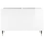 Glänzend weißer Sperrholz-Scheibenschrank 74,5 x 38 x 48 cm von vidaXL, CD- und DVD-Speicher - Ref: Foro24-831718, Preis: 38,...