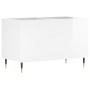 Glossy white plywood disc cabinet 74.5x38x48 cm by vidaXL, CD and DVD storage - Ref: Foro24-831718, Price: 38,27 €, Discount: %
