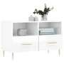 Glänzend weißer Sperrholz-TV-Schrank 80x36x50 cm von vidaXL, TV-Möbel - Ref: Foro24-828958, Preis: 47,84 €, Rabatt: %