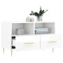 Glänzend weißer Sperrholz-TV-Schrank 80x36x50 cm von vidaXL, TV-Möbel - Ref: Foro24-828958, Preis: 47,84 €, Rabatt: %