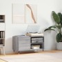 Sonoma gray engineered wood record cabinet 85x38x48 cm by vidaXL, CD and DVD storage - Ref: Foro24-831698, Price: 45,45 €, Di...