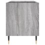 Sonoma gray engineered wood record cabinet 85x38x48 cm by vidaXL, CD and DVD storage - Ref: Foro24-831698, Price: 45,45 €, Di...