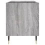 Sonoma gray engineered wood record cabinet 85x38x48 cm by vidaXL, CD and DVD storage - Ref: Foro24-831698, Price: 44,99 €, Di...