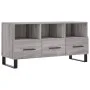 Sonoma gray engineered wood TV cabinet 102x36x50 cm by vidaXL, TV Furniture - Ref: Foro24-829066, Price: 84,34 €, Discount: %