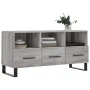 Sonoma gray engineered wood TV cabinet 102x36x50 cm by vidaXL, TV Furniture - Ref: Foro24-829066, Price: 84,34 €, Discount: %