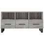 Sonoma gray engineered wood TV cabinet 102x36x50 cm by vidaXL, TV Furniture - Ref: Foro24-829066, Price: 84,34 €, Discount: %