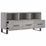 Sonoma gray engineered wood TV cabinet 102x36x50 cm by vidaXL, TV Furniture - Ref: Foro24-829066, Price: 84,34 €, Discount: %