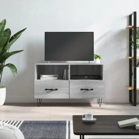 Sonoma gray engineered wood TV cabinet 80x36x50 cm by vidaXL, TV Furniture - Ref: Foro24-828970, Price: 47,31 €, Discount: %