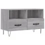 Sonoma gray engineered wood TV cabinet 80x36x50 cm by vidaXL, TV Furniture - Ref: Foro24-828970, Price: 47,31 €, Discount: %