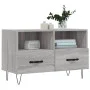 Sonoma gray engineered wood TV cabinet 80x36x50 cm by vidaXL, TV Furniture - Ref: Foro24-828970, Price: 47,31 €, Discount: %