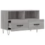 Sonoma gray engineered wood TV cabinet 80x36x50 cm by vidaXL, TV Furniture - Ref: Foro24-828970, Price: 47,31 €, Discount: %