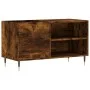 Plattenschrank aus geräuchertem Eichenholzwerkstoff, 85 x 38 x 48 cm von vidaXL, CD- und DVD-Speicher - Ref: Foro24-831697, P...