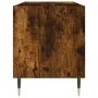Plattenschrank aus geräuchertem Eichenholzwerkstoff, 85 x 38 x 48 cm von vidaXL, CD- und DVD-Speicher - Ref: Foro24-831697, P...