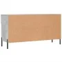 Engineered wood shoe bench in gray concrete finish, 102x35x55 cm. by vidaXL, Shoe racks and shoe organizers - Ref: Foro24-829...