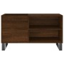Scheibenmöbel aus brauner Eiche 85x38x48 cm von vidaXL, CD- und DVD-Speicher - Ref: Foro24-831715, Preis: 56,25 €, Rabatt: %
