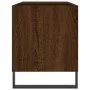 Engineered wood record cabinet in brown oak, 85x38x48 cm by vidaXL, CD and DVD storage - Ref: Foro24-831715, Price: 58,87 €, ...