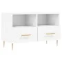 Weißer TV-Schrank aus Sperrholz, 80 x 36 x 50 cm von vidaXL, TV-Möbel - Ref: Foro24-828956, Preis: 52,42 €, Rabatt: %