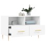 Mueble para TV madera contrachapada blanco 80x36x50 cm