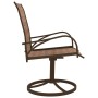 Gartendrehstühle 2 Stück Textilene und brauner Stahl von vidaXL, Gartenstühle - Ref: Foro24-312278, Preis: 191,05 €, Rabatt: %