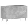 Concrete gray plywood disc cabinet 74.5x38x48 cm by vidaXL, CD and DVD storage - Ref: Foro24-831728, Price: 35,27 €, Discount: %