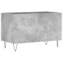 Concrete gray plywood disc cabinet 74.5x38x48 cm by vidaXL, CD and DVD storage - Ref: Foro24-831728, Price: 35,27 €, Discount: %