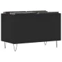 Mueble para discos madera contrachapada negro 74,5x38x48 cm de vidaXL, Almacenamiento para CD y DVD - Ref: Foro24-831725, Pre...