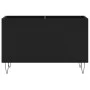 Mueble para discos madera contrachapada negro 74,5x38x48 cm de vidaXL, Almacenamiento para CD y DVD - Ref: Foro24-831725, Pre...