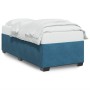 Estructura de cama de terciopelo azul 80x200 cm en Camas y somieres | Comprar online en Foro24
