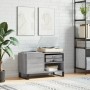 Sonoma gray engineered wood record cabinet 85x38x48 cm by vidaXL, CD and DVD storage - Ref: Foro24-831714, Price: 52,72 €, Di...