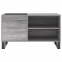 Sonoma gray engineered wood record cabinet 85x38x48 cm by vidaXL, CD and DVD storage - Ref: Foro24-831714, Price: 52,09 €, Di...