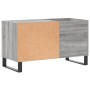Sonoma gray engineered wood record cabinet 85x38x48 cm by vidaXL, CD and DVD storage - Ref: Foro24-831714, Price: 52,72 €, Di...