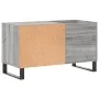 Sonoma gray engineered wood record cabinet 85x38x48 cm by vidaXL, CD and DVD storage - Ref: Foro24-831714, Price: 52,09 €, Di...