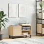 Sonoma oak engineered wood record cabinet 85x38x48 cm by vidaXL, CD and DVD storage - Ref: Foro24-831711, Price: 55,32 €, Dis...