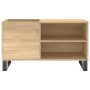 Sonoma oak engineered wood record cabinet 85x38x48 cm by vidaXL, CD and DVD storage - Ref: Foro24-831711, Price: 56,47 €, Dis...