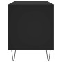 Black plywood record cabinet 100x38x48 cm by vidaXL, CD and DVD storage - Ref: Foro24-831749, Price: 66,24 €, Discount: %