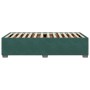 Estructura de cama sin colchón terciopelo verde oscuro 90x190cm en Camas y somieres | Comprar online en Foro24