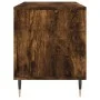 Smoked oak plywood disc cabinet 100x38x48 cm by vidaXL, CD and DVD storage - Ref: Foro24-831745, Price: 72,27 €, Discount: %
